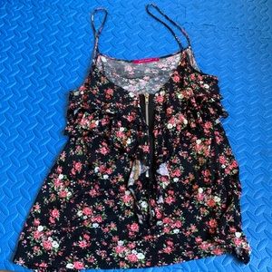 Floral tank top